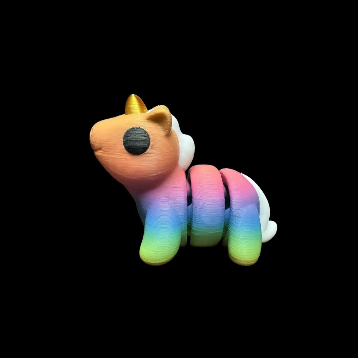 Baby Unicorn Articulating Sculpture 3D Print