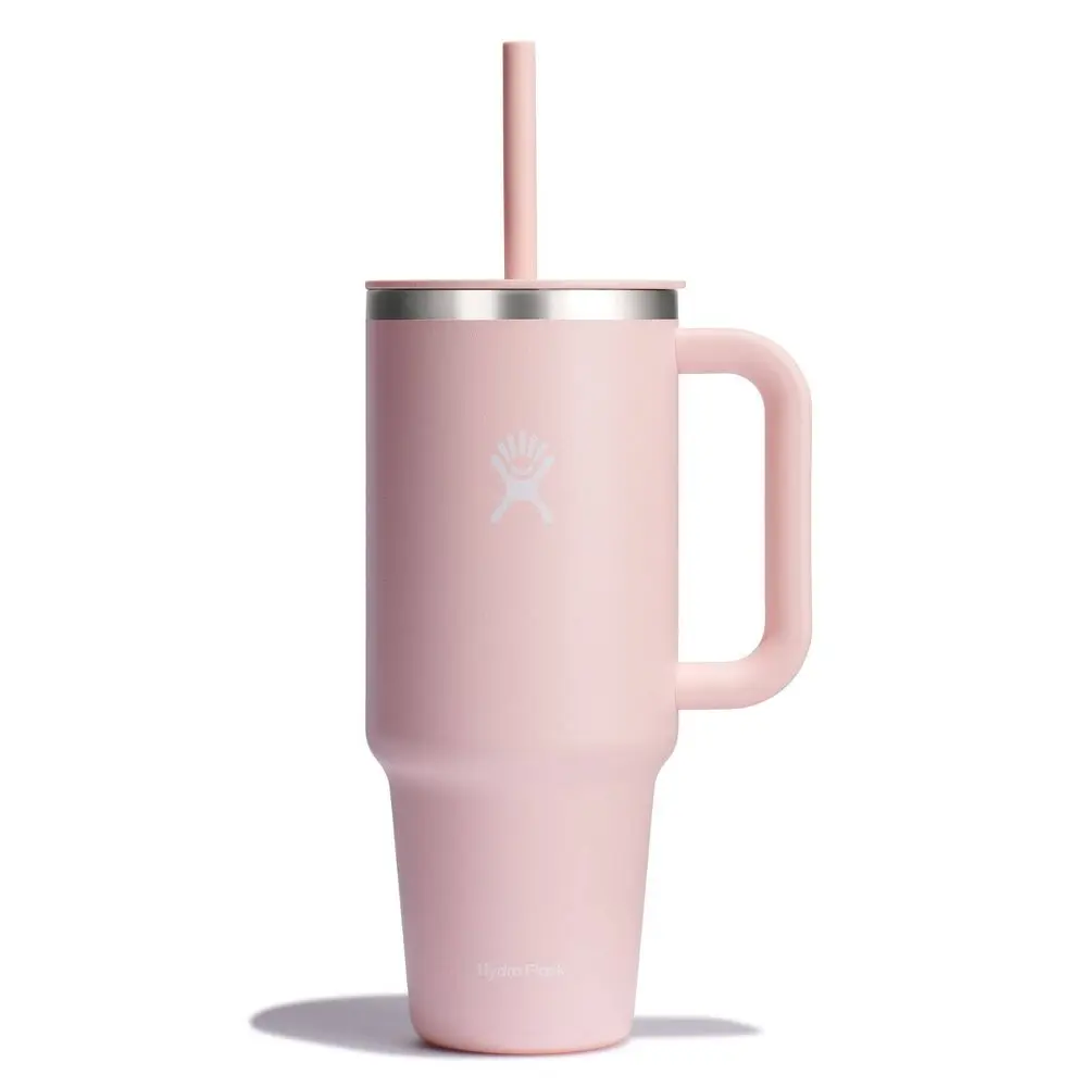 Hydro Flask 40oz All Around Travel Straw Tumbler - Trillium: Double-Wall BPA-Free