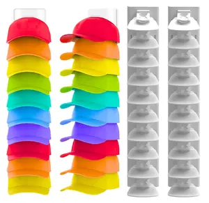 Gen3 Hat Rack, New Upgrade, Holds Up to 40 Hats, 2-Pack Wall Hat Rack, Removable Hat Rack, Suitable for Closet Doors and Walls，valentine gifts
