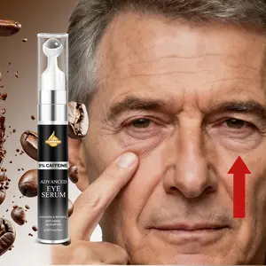 SUMIFANG 5% Caffeine Advanced Eye Serum 15ml – Caffeine + Retinol Eyebag Cream Eye Bag Treatment – Reduces puffiness, diminishes dark circles and fine lines | Quick absorption, long-lasting hydration, visibly firms the eye area