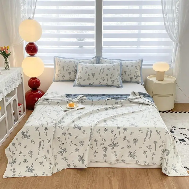 Summer Cooling Blanket, Lightweight Breathable Silky Soft Gravity Blanket, Cozy Blanket, Soft Blanket Throw, Jelly Roll Quilt, Comfortable Bedding for Home Office Travel, Perfect Gift for Loved Ones
