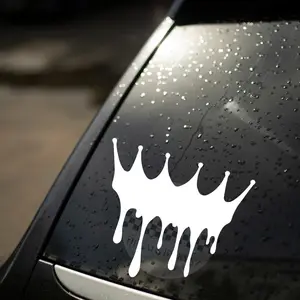 Drippy Crown Permanent Decal Sticker - Car/ Truck Decal Sticker