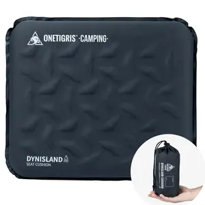 OneTigris Inflatable Seat Cushion , Lightweight Self-Inflating Memory Foam Seat Cushion for Stadiums, Camping, Bleachers, Airplane Travel,Waterproof Portable dealsforyoudays