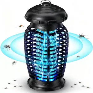 Bug Zapper Outdoor Indoor Waterproof, High Voltage Electric Insect Catcher with Auto Sensor, Mosquito Zapper for Home, Patio, Camping – Heavy Duty Gnat Trap, Instant Fly Killer for Backyard BBQ & Garage, Quiet Pest Control