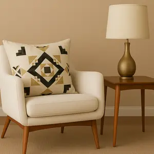 Nia Block Printed Accent Pillow