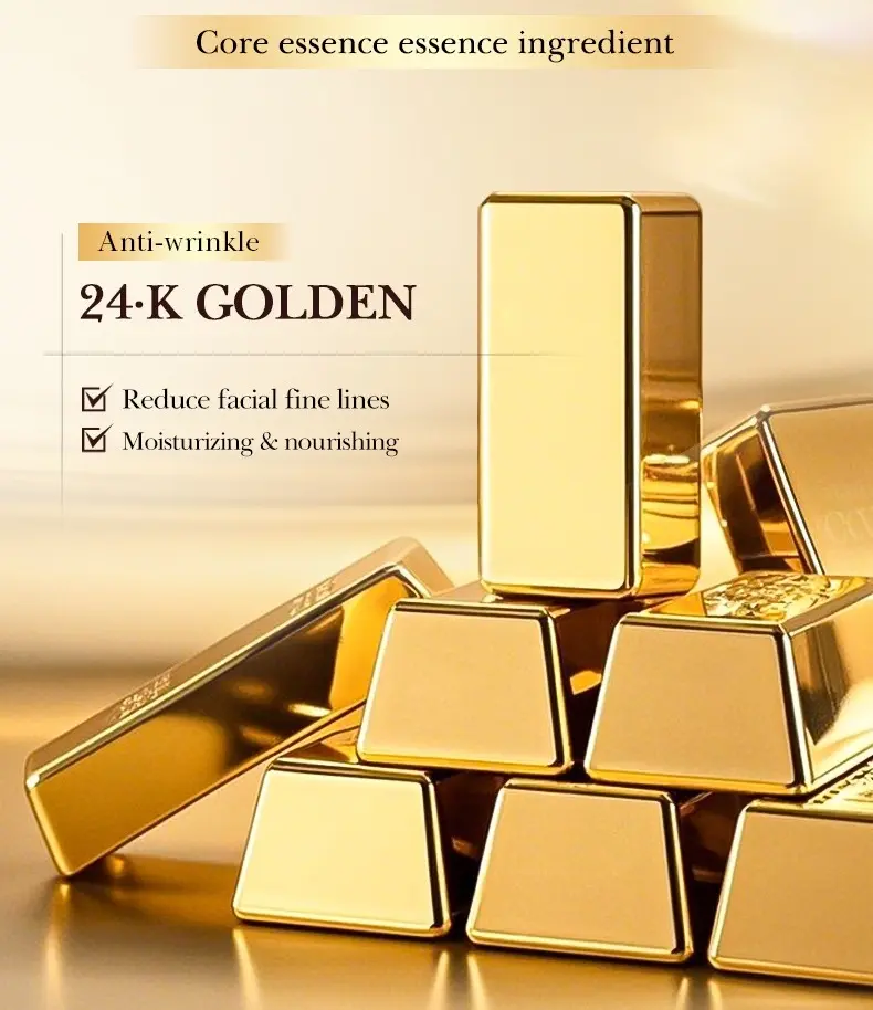 SADOER 24K Golden Collagen Serum 40ml with Hyaluronic Acid for Dry