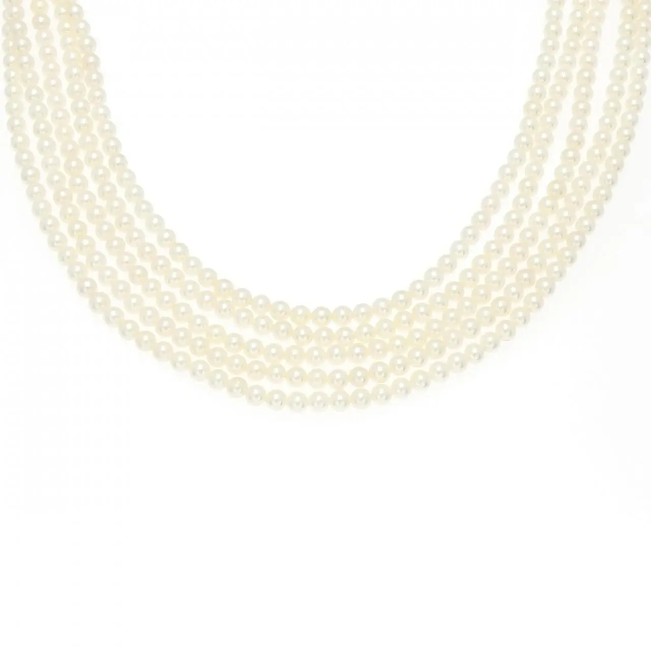Mikimoto Au750 Akoya Pearl Necklace
