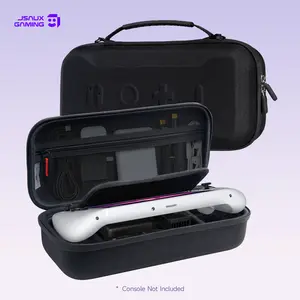 JSAUX MegaCarry Case Compatible with Legion Go & Go S, Protective Hard Shell Case with Accessory Storage, Portable Travel Bag for Legion Go Console and Accessories, Black
