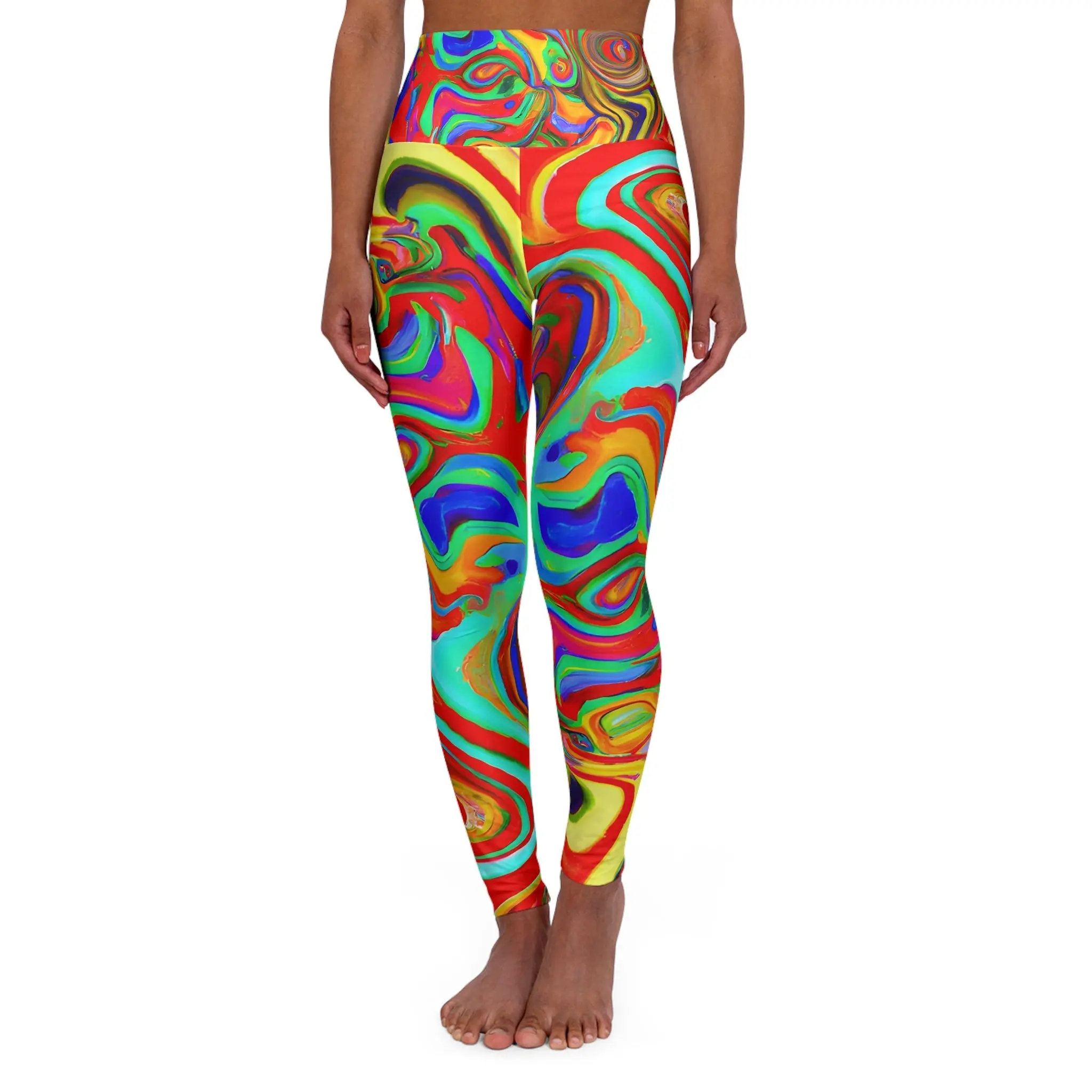Women's Zebra High Waisted Yoga Leggings