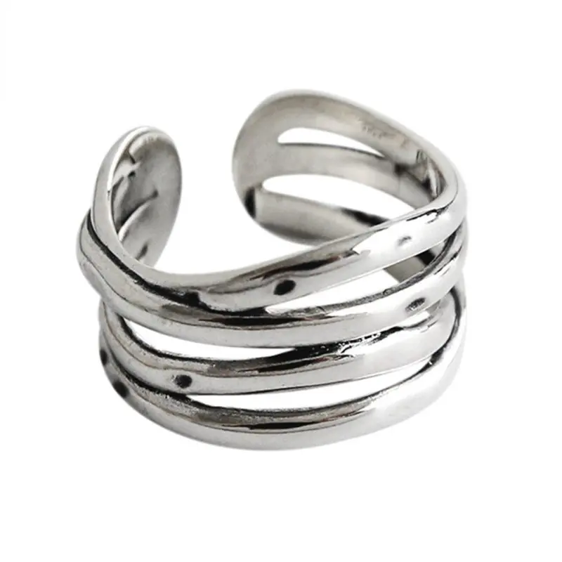 Adjustable Layered Chain Ring, Party Accessory for Women