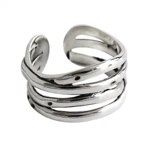 Adjustable Layered Chain Ring, Party Accessory for Women