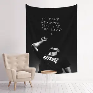 Drake Singer Wall Hanging Flag Tapestry, for Party Bedroom Living Room Home and Outdoor Garden Patio & University Dorm Decor, Gift Tapestry