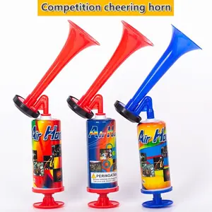 Large Football Match Cheer Horn, Hand Push Air Pump Trumpet, Party Game Prop, Atmosphere Booster Tool, Performance Cheering Horn