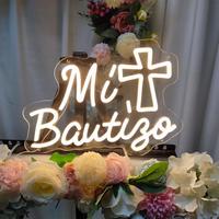 Mi Bautizo-White-14.2 Inches