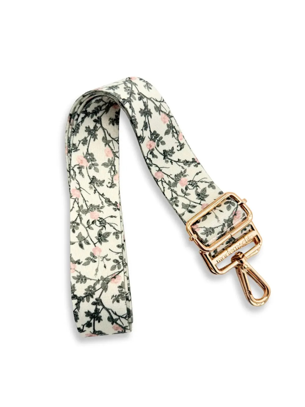 Garden Party Adjustable Bag Strap with Adjustable Length and Keyring Closure