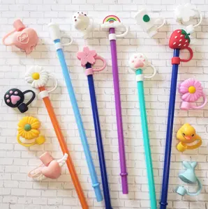 Straw topper - Colorful Cup Accessory with Various Designs for Drinkware and Bottles Beverage Mug