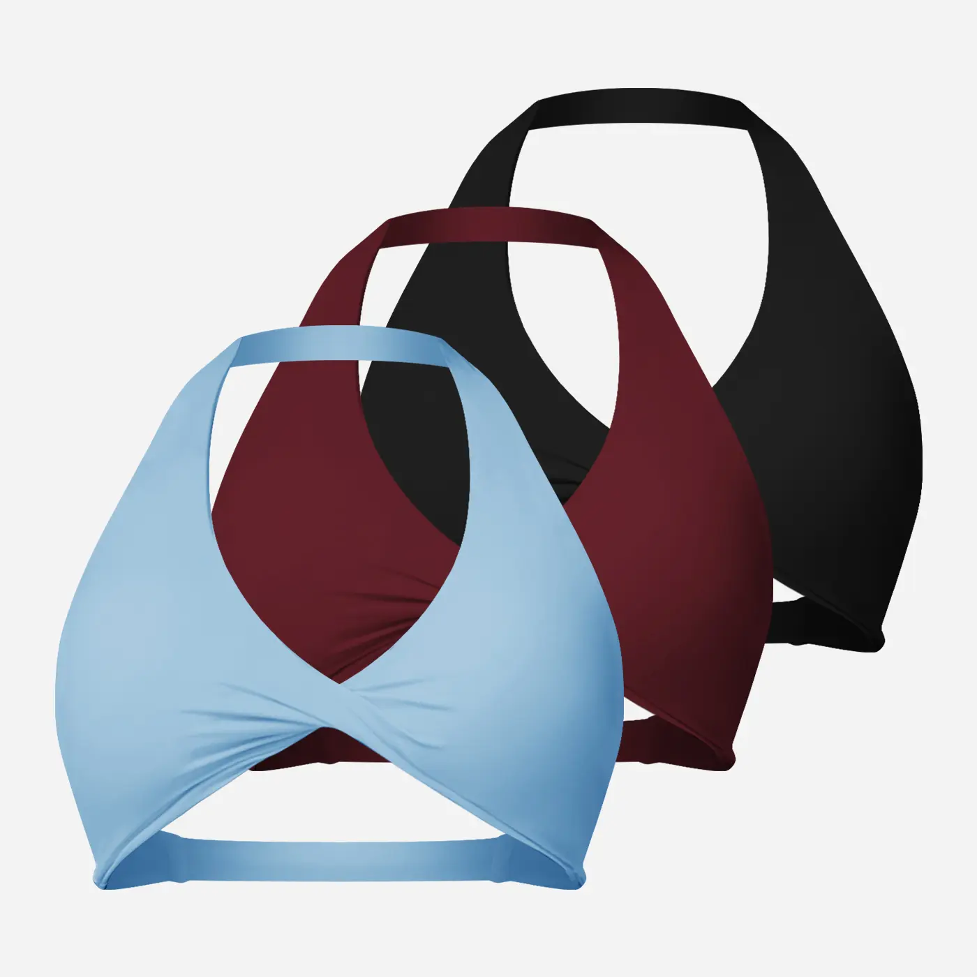 Mist Blue + Cherry Red + Advanced Black