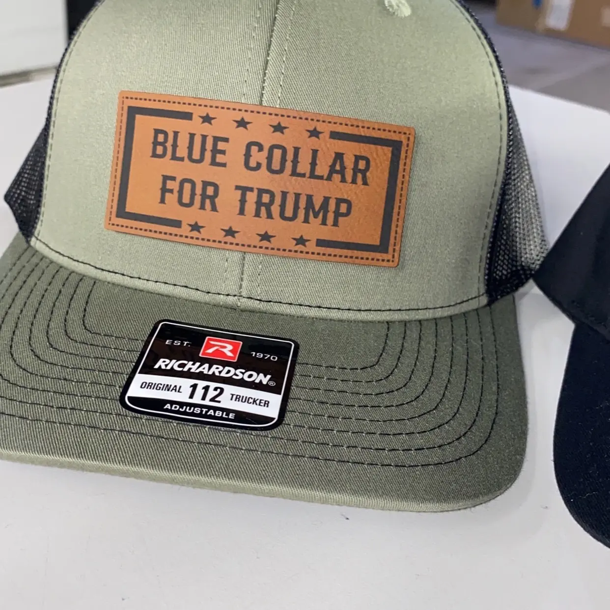 Loden green 112 rawhide patch