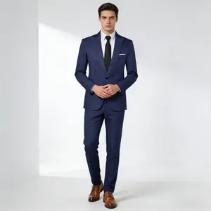 Men's Assorted Colors 3-Piece Slim Fit Suit Set | Elegant Tailored Soft Premium Fabric | Trendy Formal Wedding Business Dinner Occasion Mens Stylish Versatile Outfit Essentials Double-Breasted Three-Piece move heaven suit