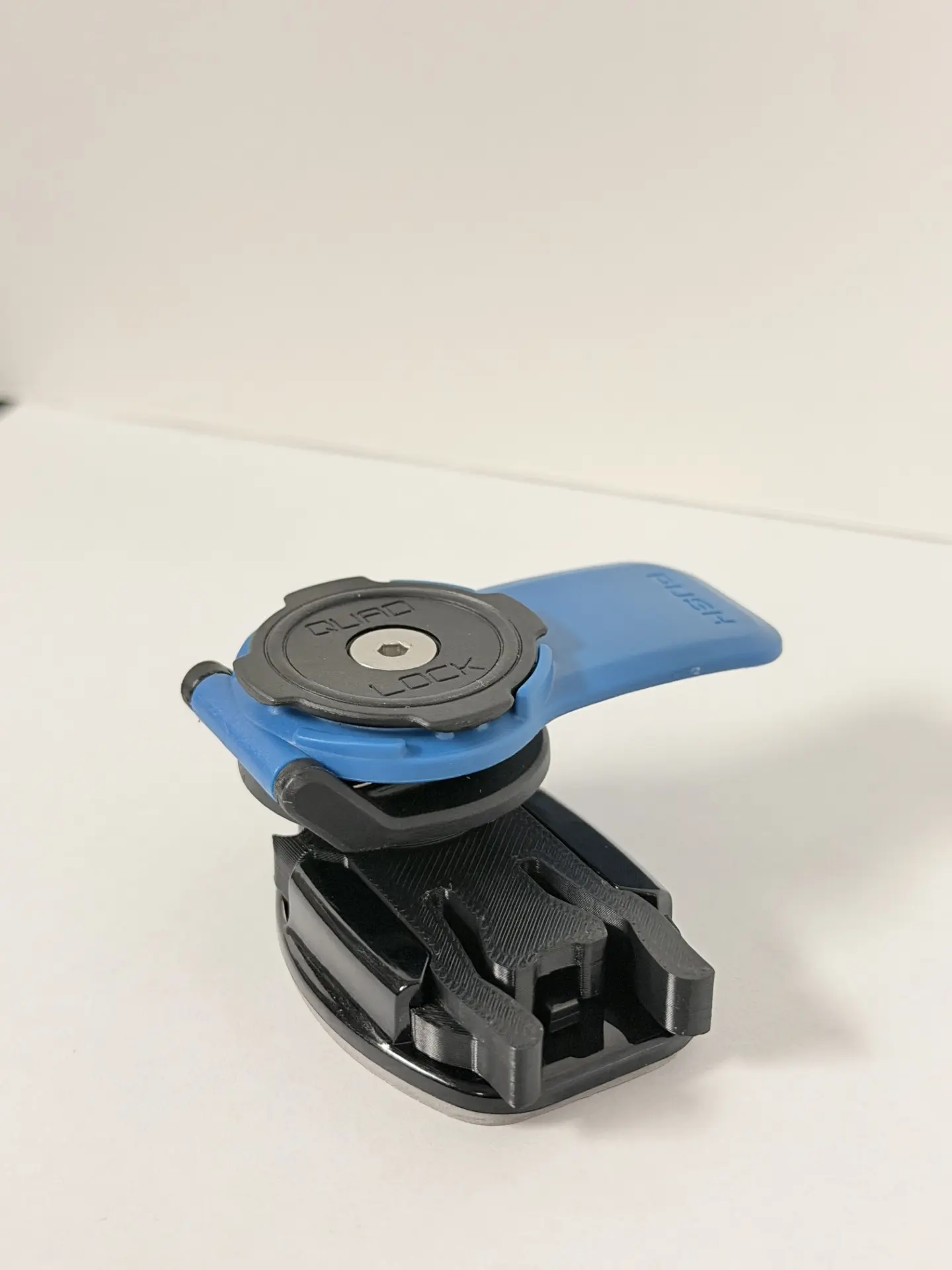 GoPro to QuadLock Adapter [ABS Plastic & Brass Spiral M5 Insert Secure Fit Mount Adapter for Quad Lock]