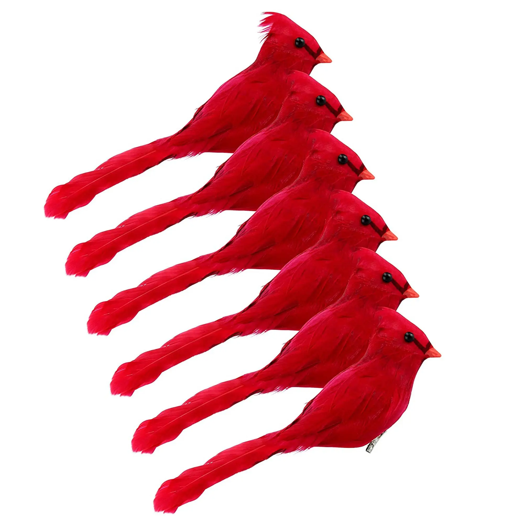 Artificial Bird Ornaments (6-Pack)