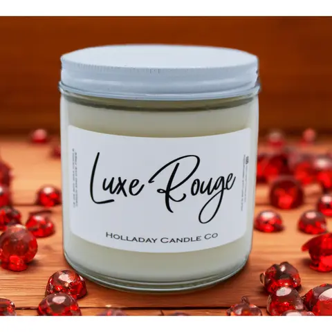 Luxe Rouge Aromatherapy Candle for Home Decor