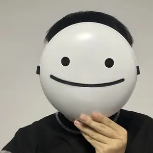 Minimalist Smiley Face Mask Comfortable Disguise