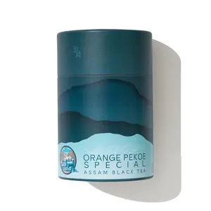 Red Rooster Tea Orange Pekoe Special Assam Black Tea - Big Bold Full Bodied with Malt Honey Notes - 3.5oz Canister or 1lb Bag - Brahmaputra Valley Grown