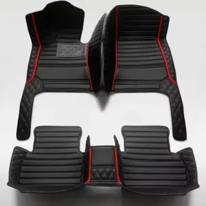 Custom Artificial Leather Car Floor Mat For Chevrolet Camaro 2010~2015 Left/Right -hand Drive Auto Interior Accessories Front And Rear Row Fashion Styling Carpet Waterproof Design Full Coverage