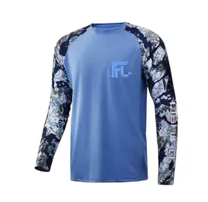 Men's outdoor sports fishing suit, breathable quick drying fabric, sun protection and UV protection