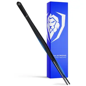High-Precision Black Titanium Coated 12" | Professional Tweezers | Dalstrong ©