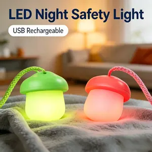 LED Glow-in-the-Dark Mushroom Safety Light Durable & Waterproof Pet-Specific Safety Light Backpack Light, Bike Light, Outdoor Safety Hanging Night Light Perfect for Walks, Hiking & Cycling Keeps Dogs & Cats Visible at Night comfort collars