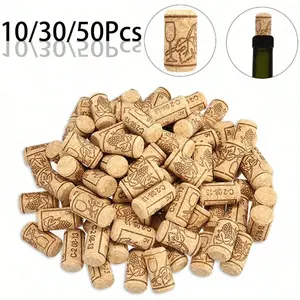 Conical Cork Stoppers, Premium Bottle Plugs, Small Wine Bottle Stoppers, Replacement Beer Bottle Stoppers, Ideal for Bars, Home Restaurants, Crafts, Halloween & Christmas Parties