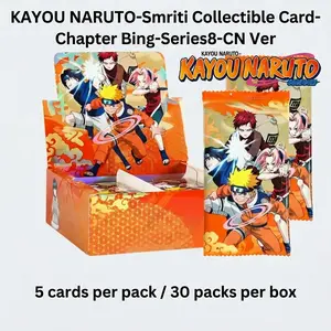 KAYOU NARUTO-Smriti Collectible Card- Chapter Bing-Series8-CN Ver（Chinese Version）– Collectible TCG Card Set, Surprise Cards for Fans, Trading Card Set