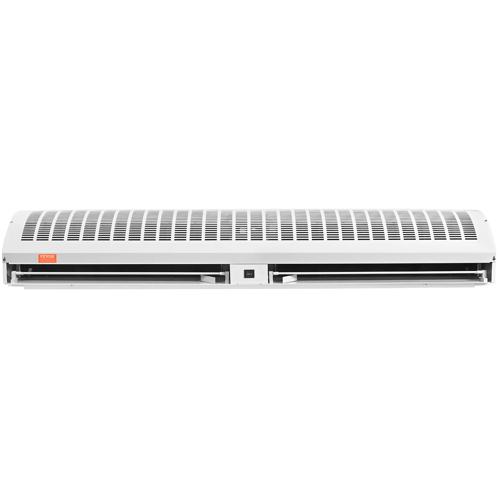 VEVOR 60 In Metal Commercial Air Curtain Window AC Unit Accessory, 2100 CFM Flow, Dual Speeds Wall Mount Fan, 110V Plug, All Seasons Indoor Use, Heavy-Duty Limit Switch, Airflow Outlet, Easy Installation Over Doors, Stay Cool, Magnetic Door Fit, Corrosion