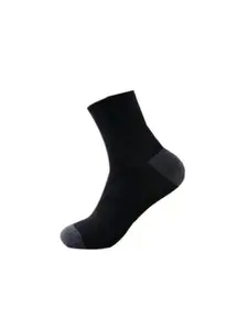 Men's Mid-Calf Socks, Breathable Sweat-Wicking Comfort, Business Casual Wear, Solid Colors, All-Season Teenager Socks