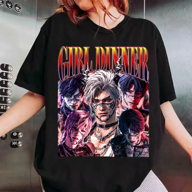 Girl Dinner Vintage T-Shirt, Gift For Women and Man Unisex T-Shirt