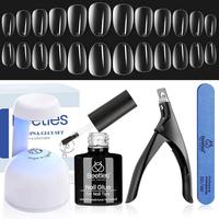 Short Oval 12Sizes 240Pcs-Clear(Kit)