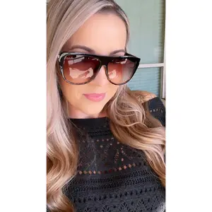 Ember Brown Gradient Cheetah Sunglasses by DAX Eyewear