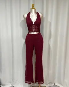 Lilian Jumpsuit - Burgundy
