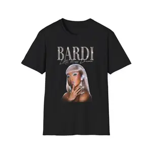 CARDII B Inspired "Little Miss Drama" portrait T-Shirt | Celebrity graphic tee