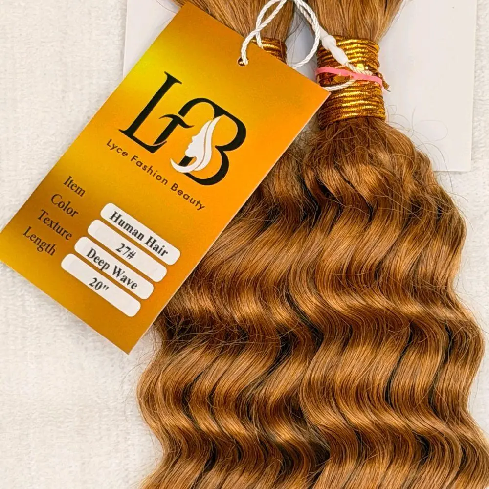 100% Human Hair Boho Extensions - Natural, Soft for Women's Hair Styling
