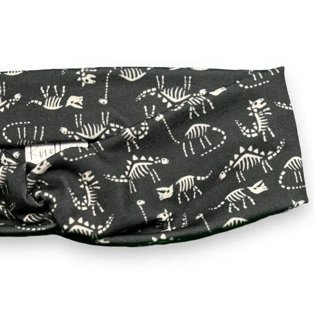 Dino Skeletons Knotties Headband