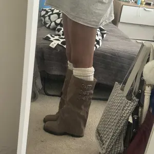 Women's Knee High Boots Pull On Buckle Boots Fall Slouchy Fold Over Tall Knee High Boots  Slouchy Fold Over Motorcycle Riding Boots With Buckle Women's Wide Mid Calf Casual Comfortable Moto Biker Winter Boots AOSPHIRAYLIAN summerwins