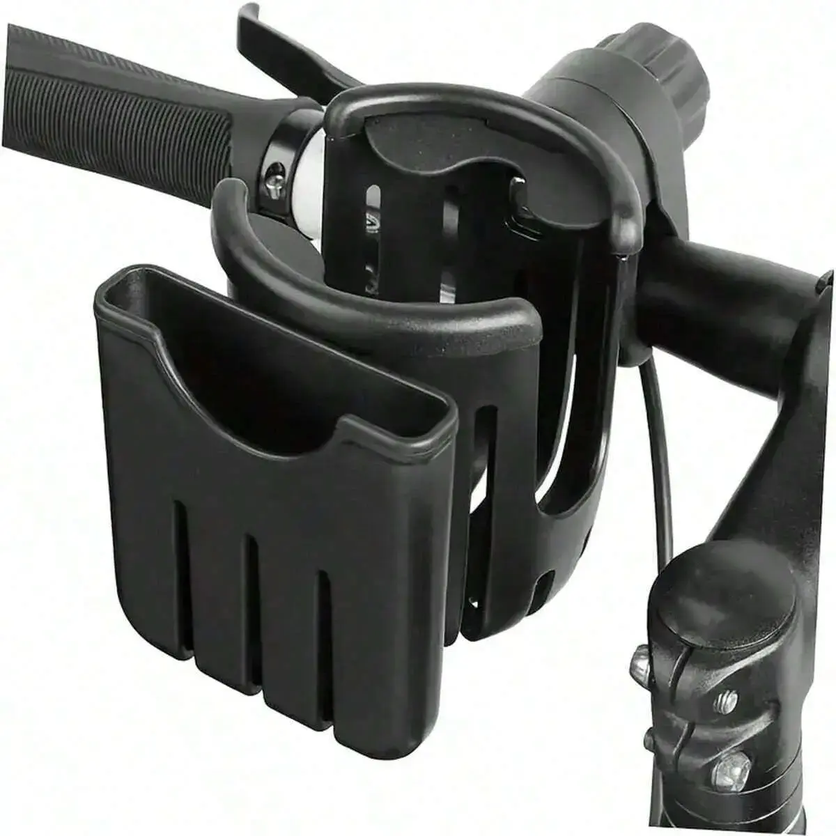 1pc 360° Rotating Water Bottle Holder, Universal Adjustable Cup Holder, Suitable for Bicycles/strollers, Safe and Stable Support, Easy Installation, Bicycle Parts, Bike Accessories, Cycling Accessories