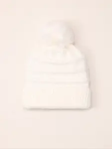 Baby Boys & Girls Newborn Toddler Pom-Pom Beanie, Cozy Knit Winter Warm Bonnet Hat, Casual Style for Fall/winter, Outdoor Accessory