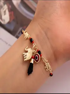 Boho Style Demon Eve Elephant Women's Bracelet, Fun Cartoon Animal Pattern Jewelry, Perfect Daily Wear, Ideal Girl Gift Choice, Stackable Bracelets