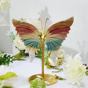 Crystal Butterfly (Indian Agate) – Transformation, Joy, Home Décor & Gift