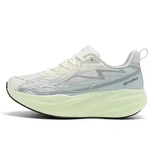 Mesh Breathable Lightweight Shock-Absorbing Running Shoes for Men and Women Flyknit Material Comfortable Stylish Run