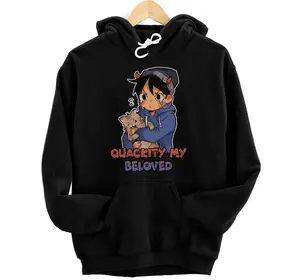 Vintage Quackity Vaporware My Beloved Support Gamer Mexican Pullover Hoodie